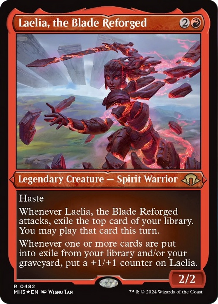 Laelia, the Blade Reforged (Foil Etched) [Modern Horizons 3] | Gamer Loot