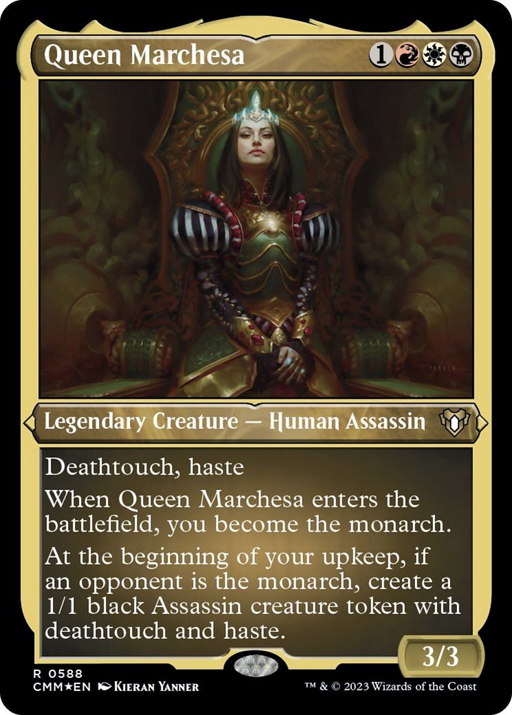 Queen Marchesa (Foil Etched) [Commander Masters] | Gamer Loot