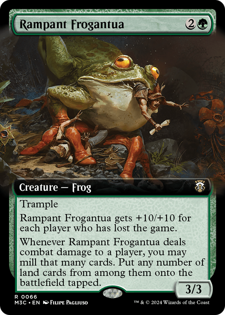 Rampant Frogantua (Extended Art) [Modern Horizons 3 Commander] | Gamer Loot