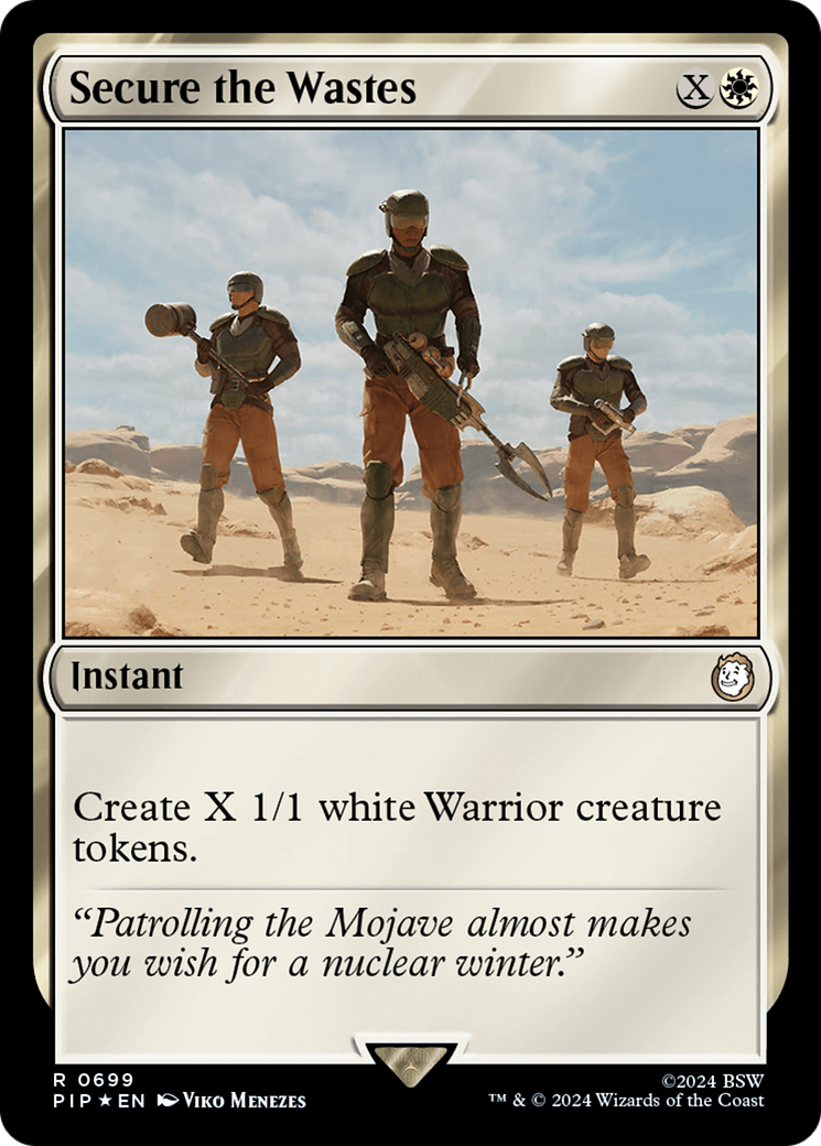 Secure the Wastes (Surge Foil) [Fallout] | Gamer Loot