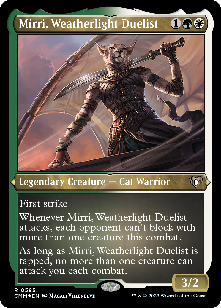 Mirri, Weatherlight Duelist (Foil Etched) [Commander Masters] | Gamer Loot