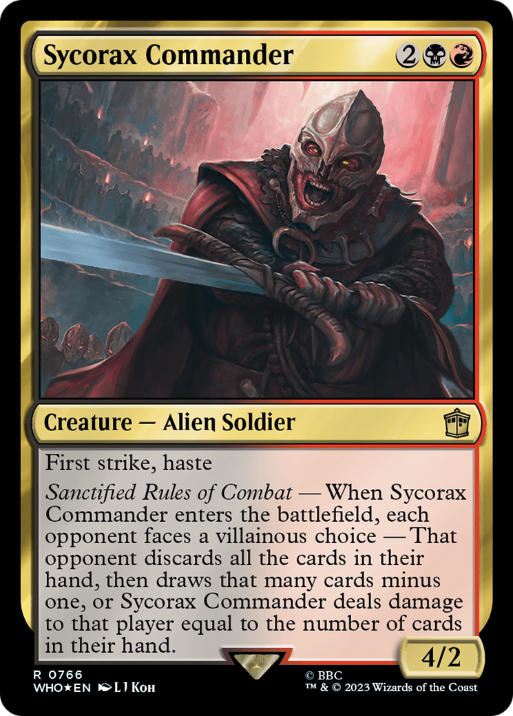 Sycorax Commander (Surge Foil) [Doctor Who] | Gamer Loot