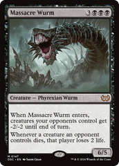 Massacre Wurm [Duskmourn: House of Horror Commander] | Gamer Loot