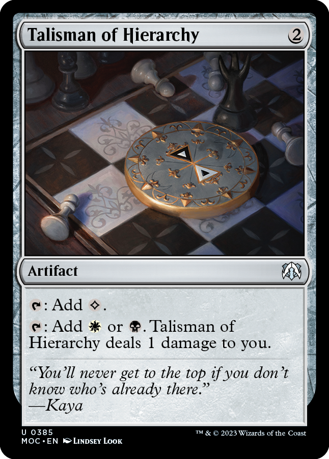 Talisman of Hierarchy [March of the Machine Commander] | Gamer Loot