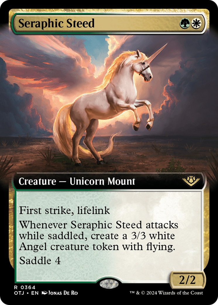 Seraphic Steed (Extended Art) [Outlaws of Thunder Junction] | Gamer Loot