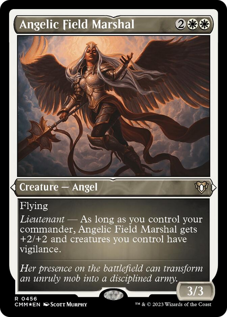 Angelic Field Marshal (Foil Etched) [Commander Masters] | Gamer Loot