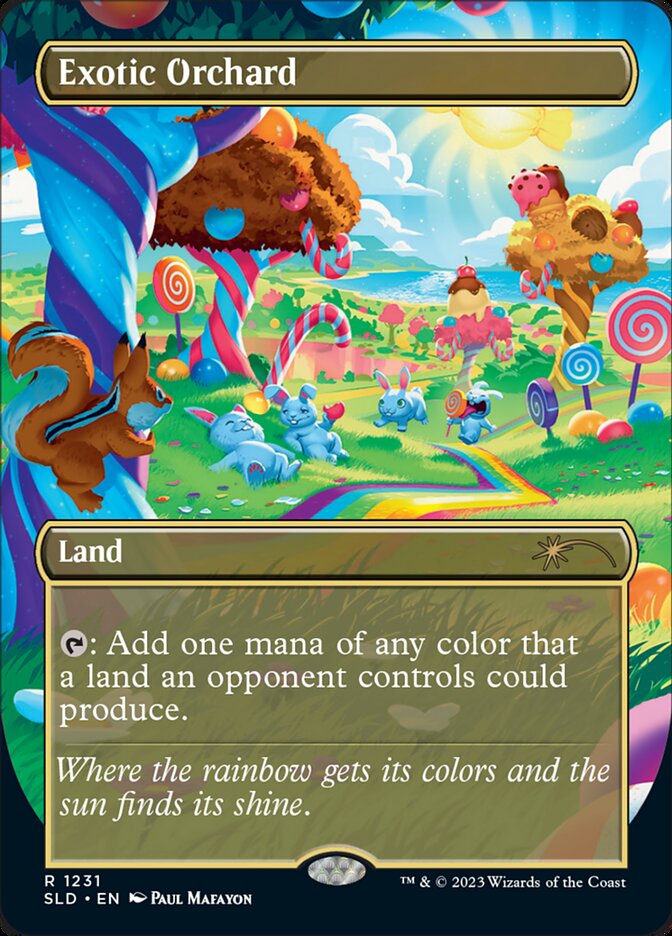 Exotic Orchard (Borderless) [Secret Lair Drop Series] | Gamer Loot