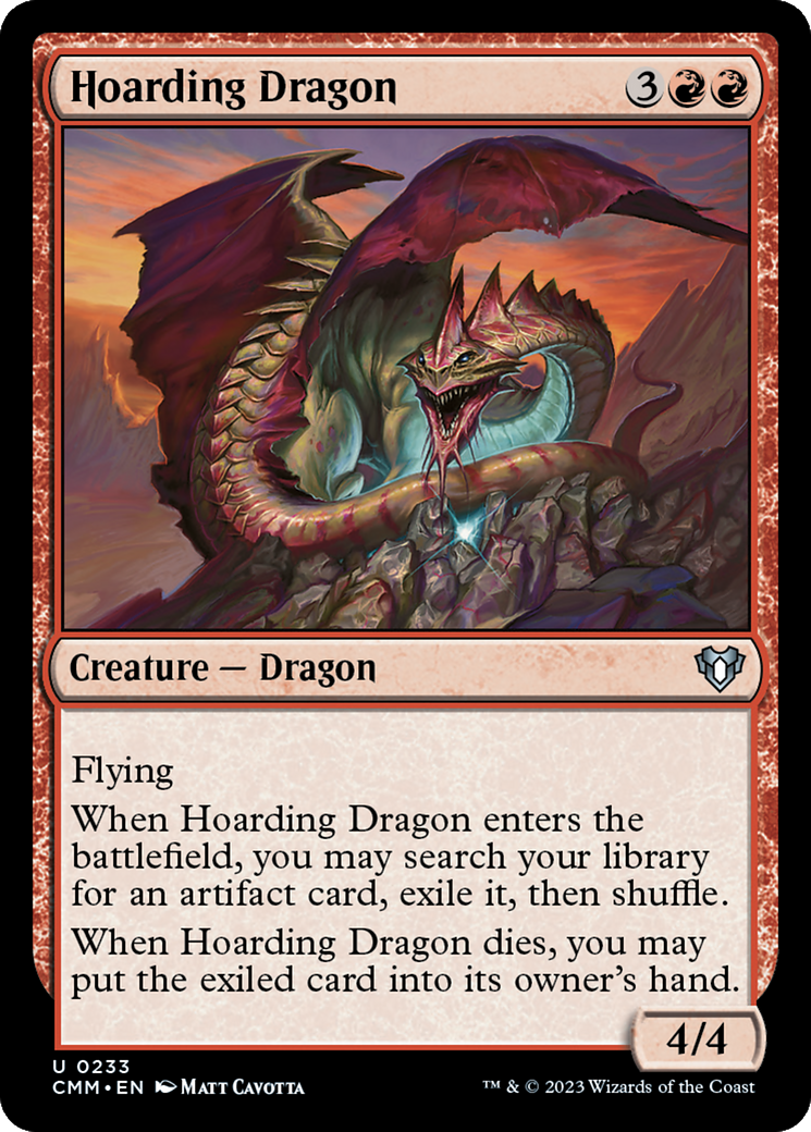 Hoarding Dragon [Commander Masters] | Gamer Loot