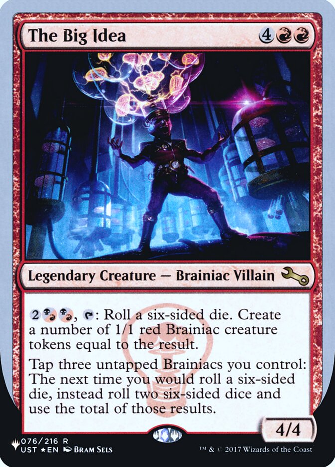 The Big Idea (Unfinity Foil Edition) [The List] | Gamer Loot