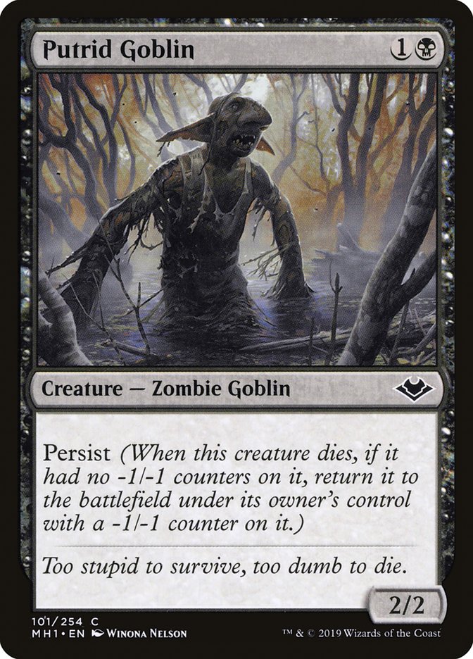 Putrid Goblin [Modern Horizons] | Gamer Loot