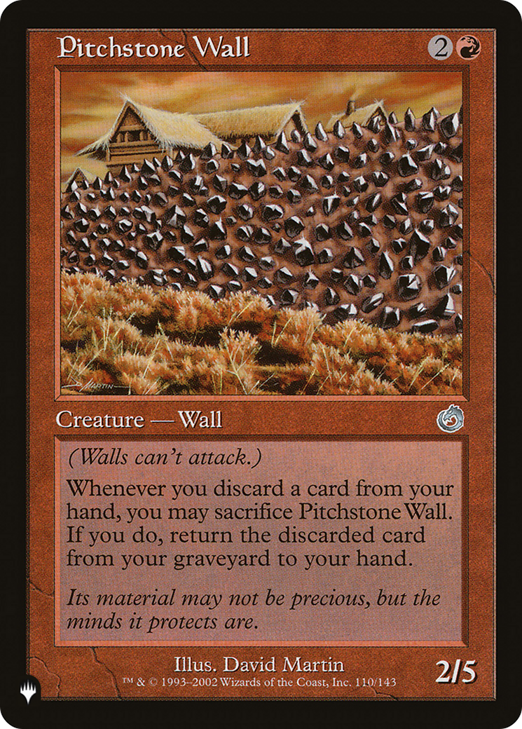 Pitchstone Wall [The List] | Gamer Loot