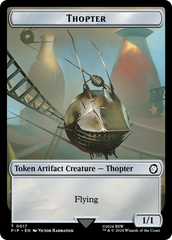 Thopter // Treasure (0018) Double-Sided Token [Fallout Tokens] | Gamer Loot