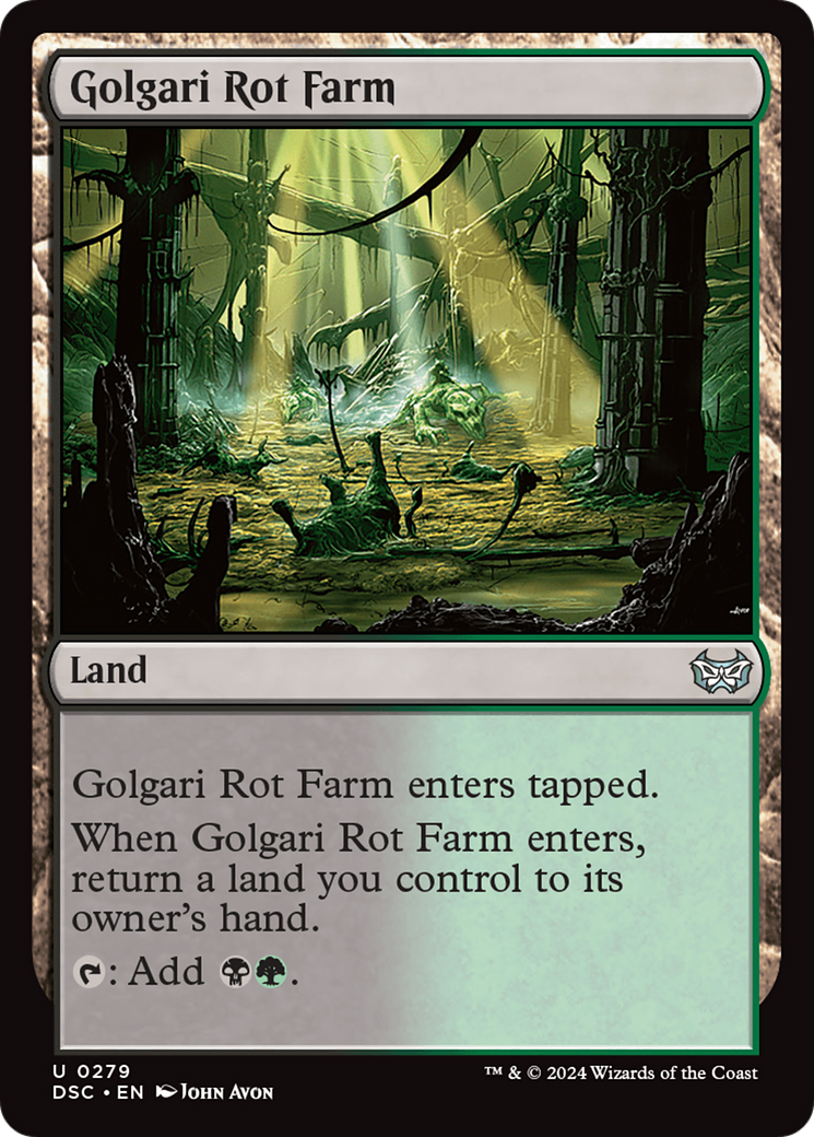 Golgari Rot Farm [Duskmourn: House of Horror Commander] | Gamer Loot