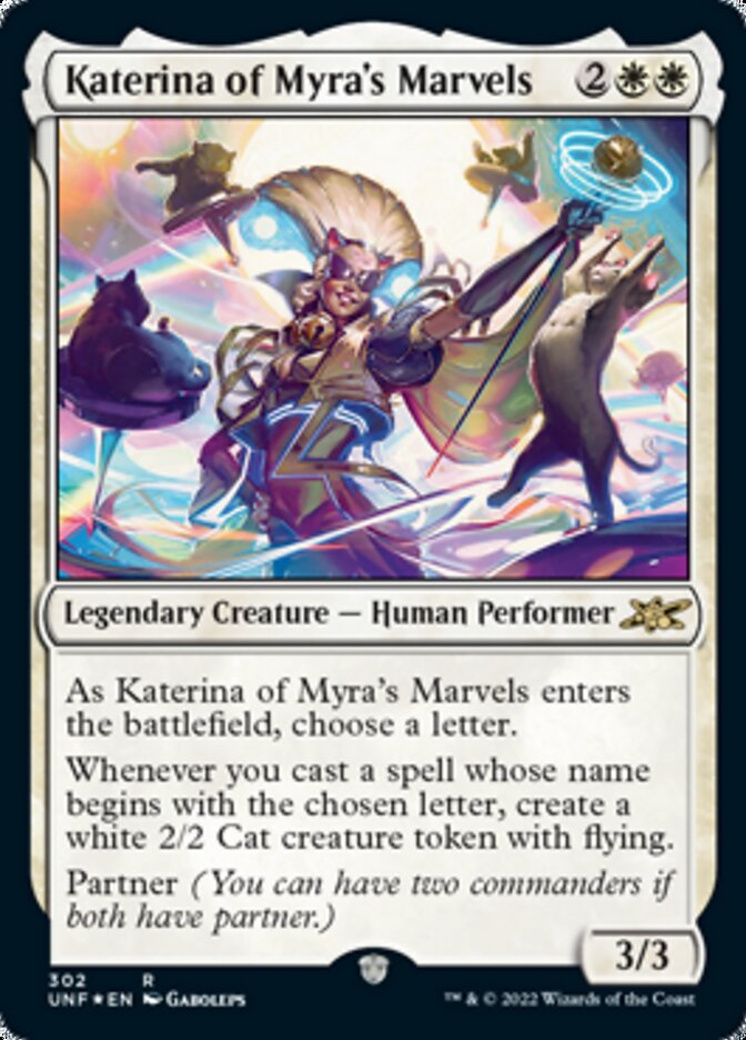 Katerina of Myra's Marvels (Galaxy Foil) [Unfinity] | Gamer Loot