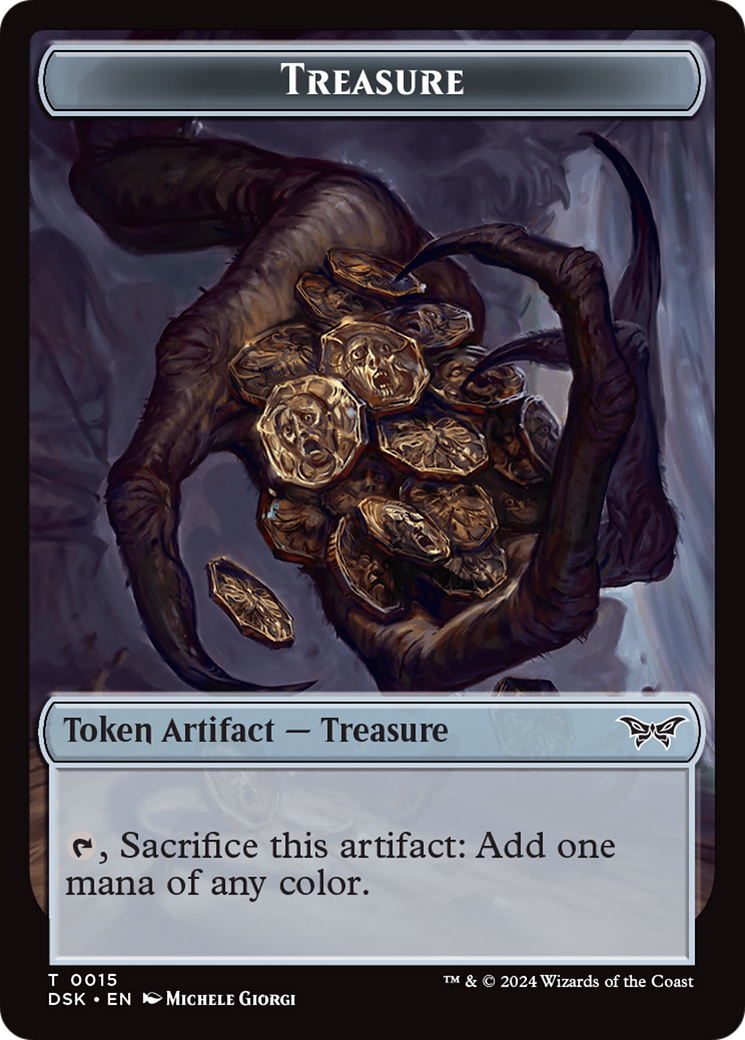 Treasure Token [Duskmourn: House of Horror Tokens] | Gamer Loot