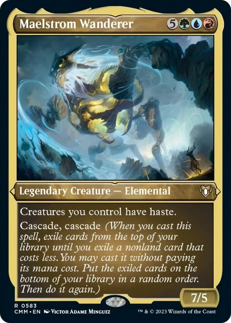 Maelstrom Wanderer (Foil Etched) [Commander Masters] | Gamer Loot