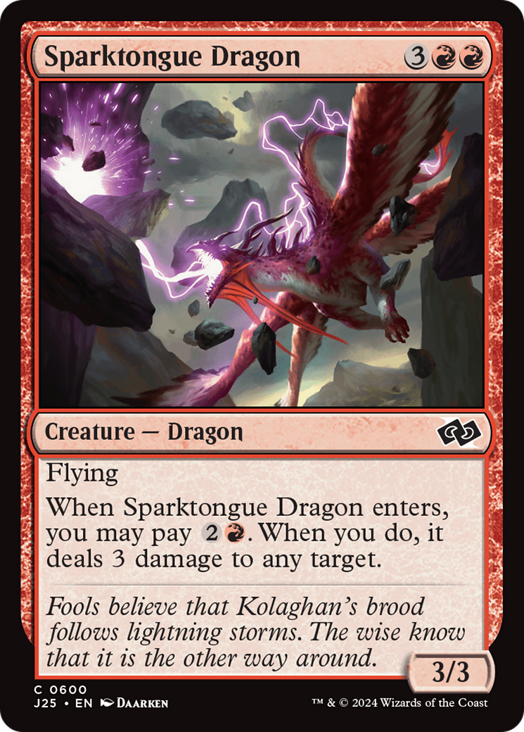 Sparktongue Dragon [Foundations Jumpstart] | Gamer Loot