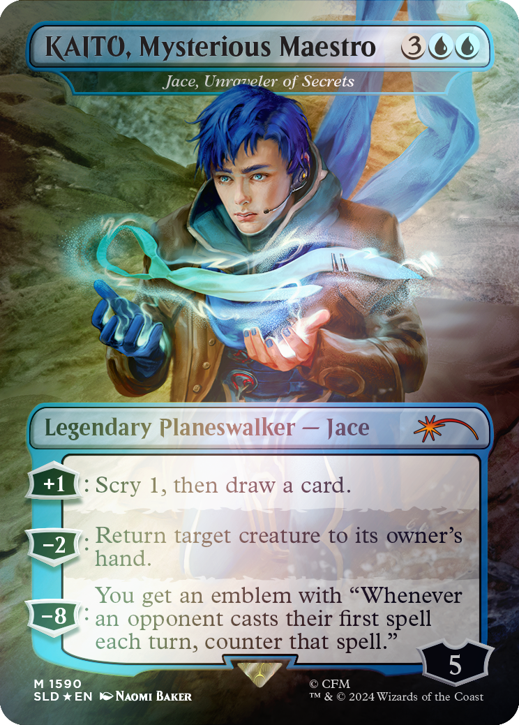 KAITO, Mysterious Maestro - Jace, Unraveler of Secrets (Rainbow Foil) [Secret Lair Drop Series] | Gamer Loot