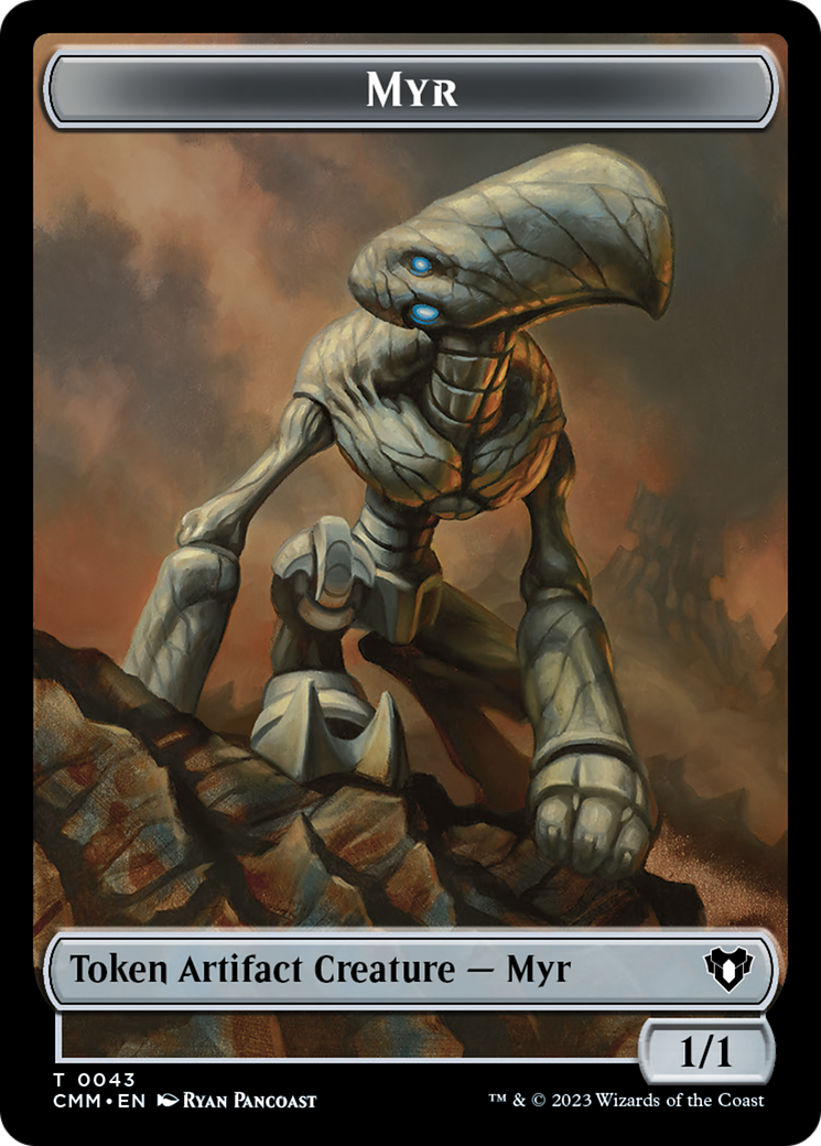 Myr Token [Commander Masters Tokens] | Gamer Loot