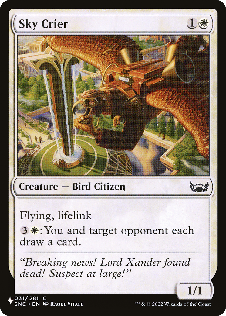 Sky Crier [The List Reprints] | Gamer Loot