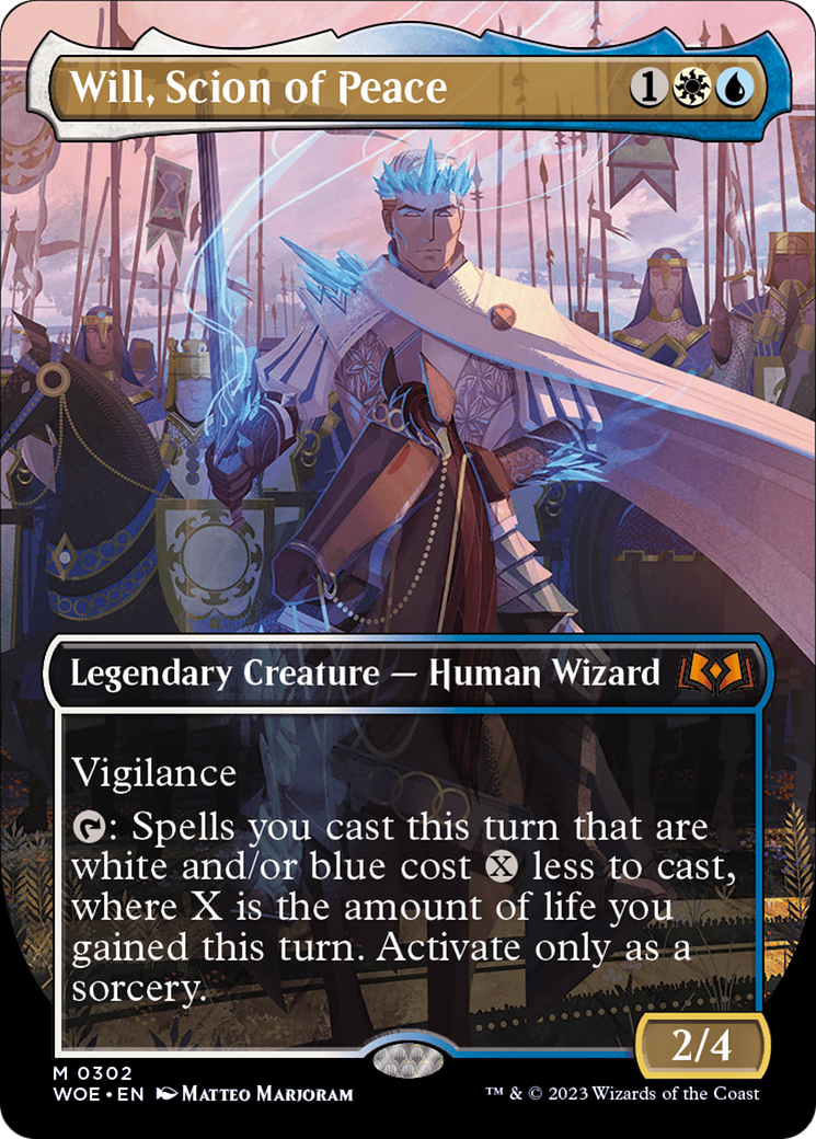 Will, Scion of Peace (Borderless Alternate Art) [Wilds of Eldraine] | Gamer Loot