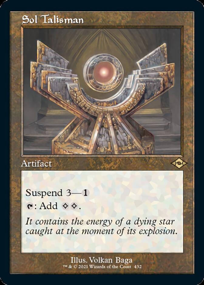 Sol Talisman (Retro Foil Etched) [Modern Horizons 2] | Gamer Loot