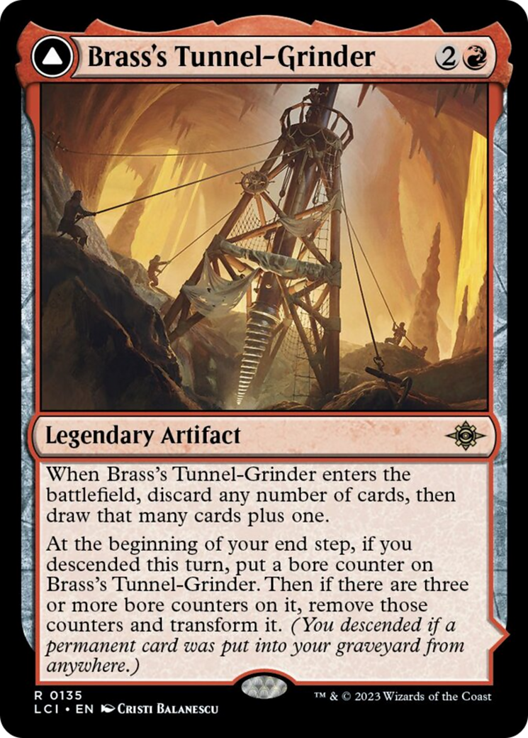 Brass's Tunnel-Grinder // Tecutlan, The Searing Rift [The Lost Caverns of Ixalan] | Gamer Loot