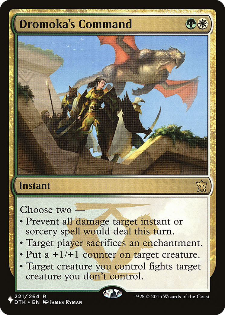 Dromoka's Command [The List] | Gamer Loot