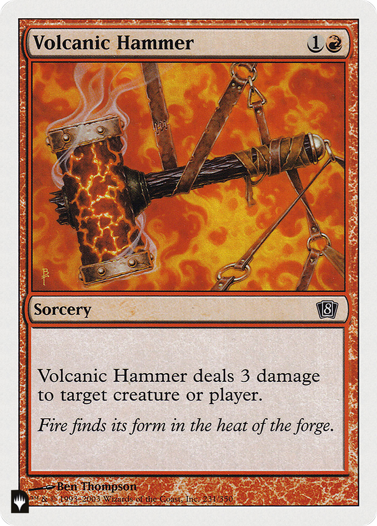 Volcanic Hammer [The List Reprints] | Gamer Loot