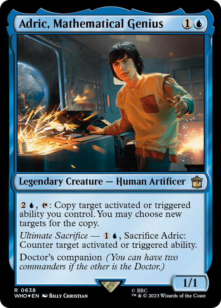 Adric, Mathematical Genius (Surge Foil) [Doctor Who] | Gamer Loot