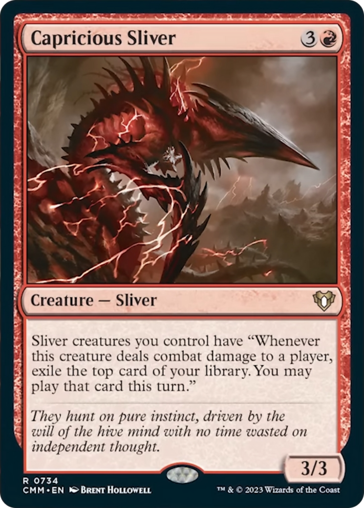 Capricious Sliver [Commander Masters] | Gamer Loot