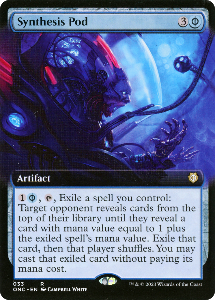 Synthesis Pod (Extended Art) [Phyrexia: All Will Be One Commander] | Gamer Loot