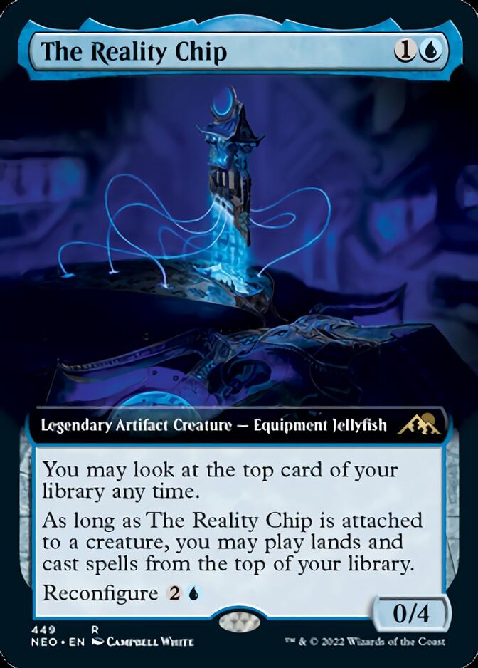 The Reality Chip (Extended Art) [Kamigawa: Neon Dynasty] | Gamer Loot