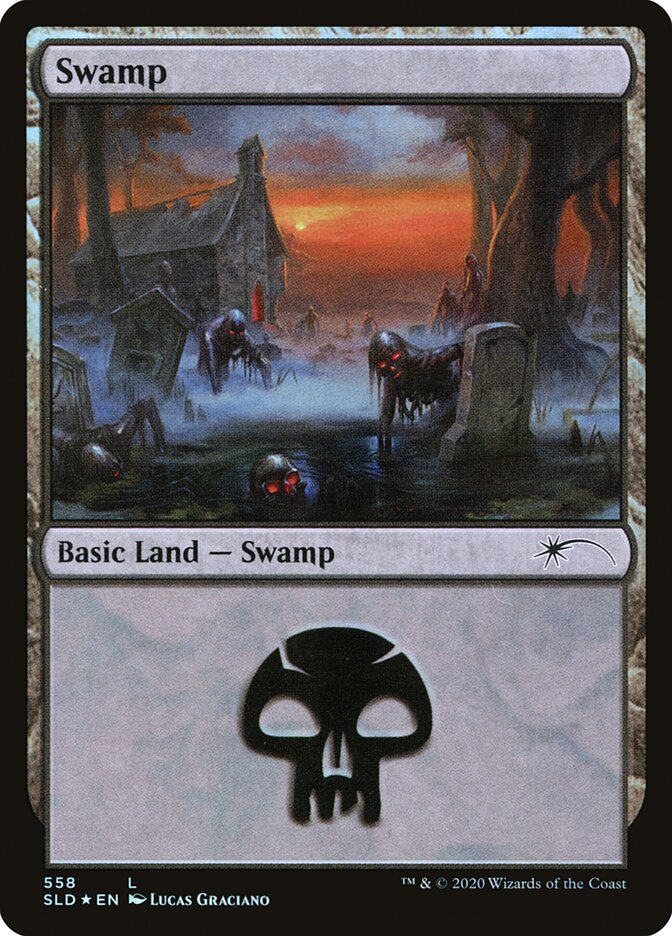 Swamp (Reanimated) (558) [Secret Lair Drop Promos] | Gamer Loot