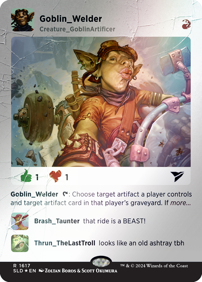 Goblin Welder (Rainbow Foil) [Secret Lair Drop Series] | Gamer Loot