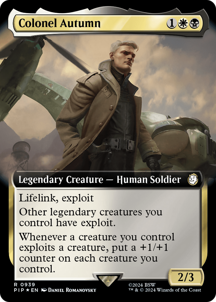 Colonel Autumn (Extended Art) (Surge Foil) [Fallout] | Gamer Loot