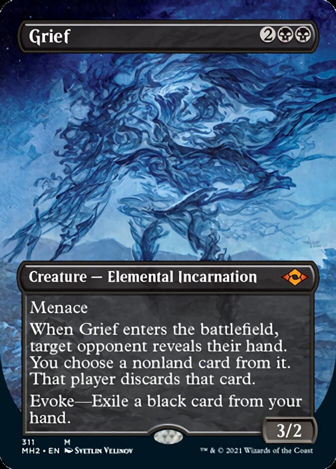 Grief (Borderless Alternate Art) [Modern Horizons 2] | Gamer Loot