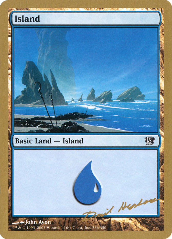 Island (dh336) (Dave Humpherys) [World Championship Decks 2003] | Gamer Loot