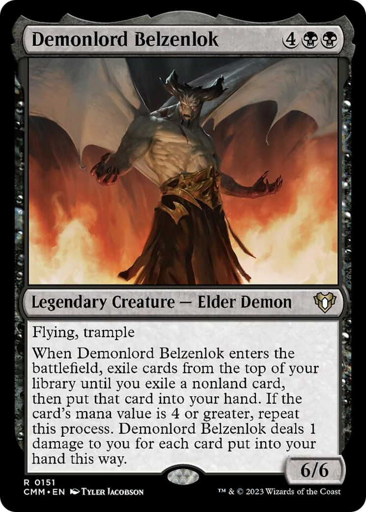 Demonlord Belzenlok [Commander Masters] | Gamer Loot