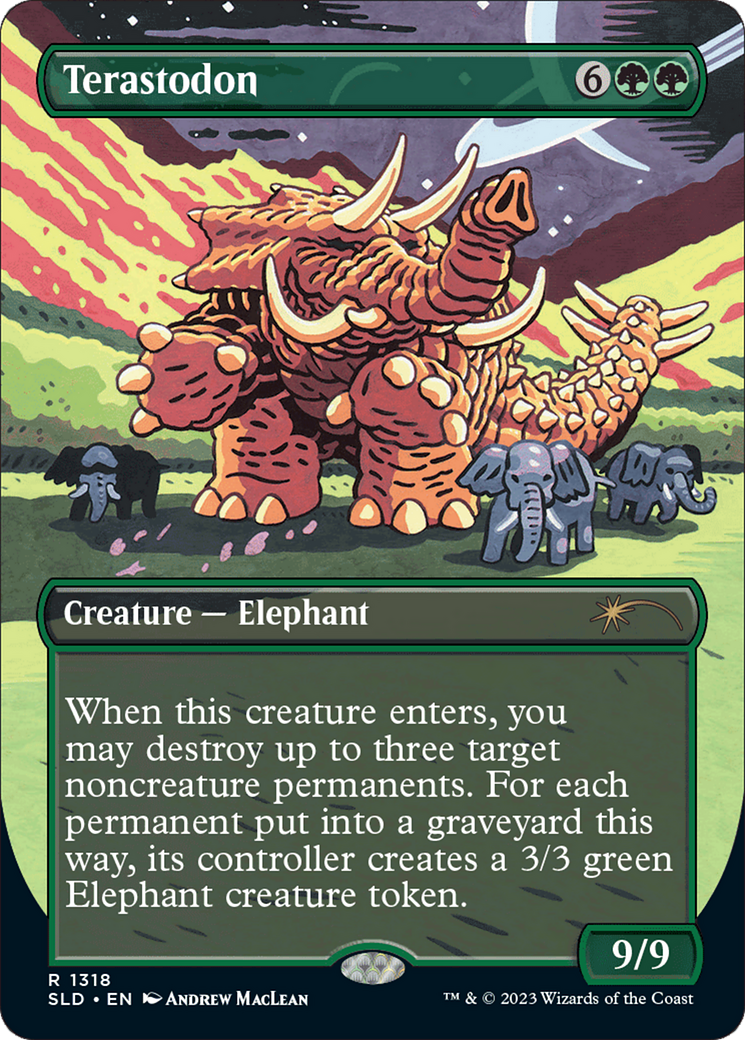 Terastodon (Rainbow Foil) [Secret Lair Drop Series] | Gamer Loot