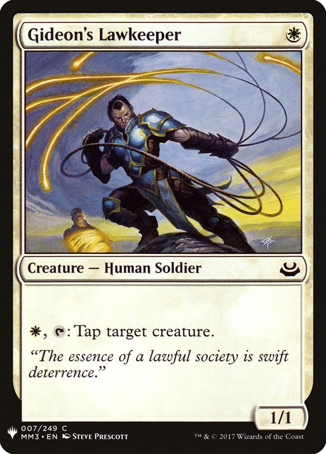 Gideon's Lawkeeper [Mystery Booster] | Gamer Loot