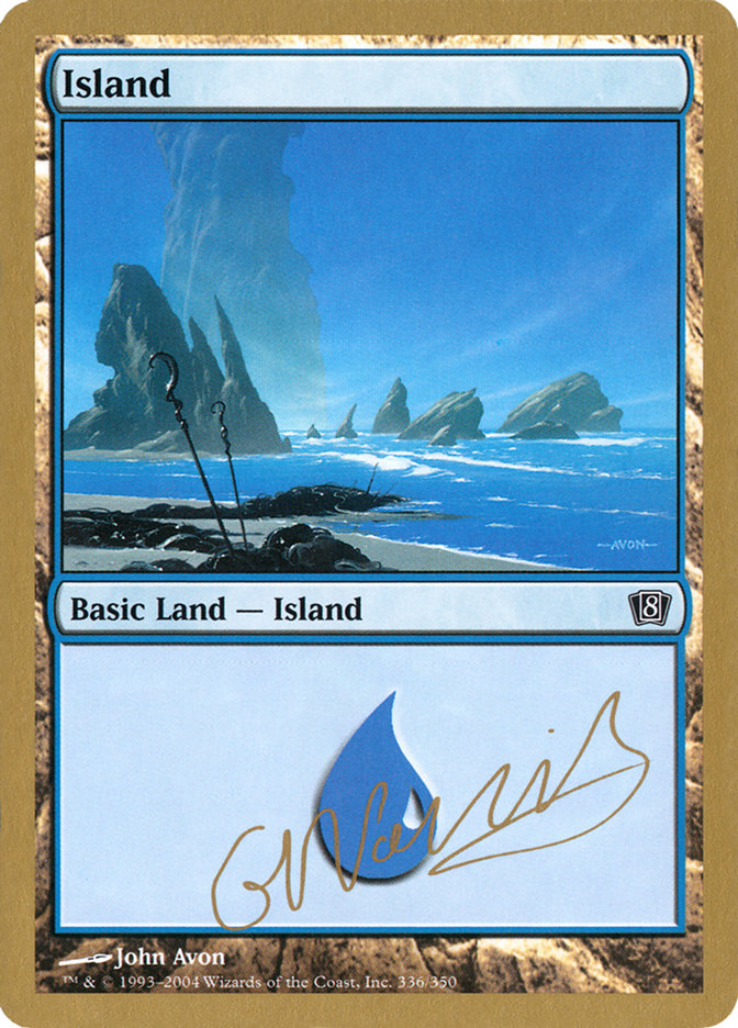 Island (gn336) (Gabriel Nassif) [World Championship Decks 2004] | Gamer Loot