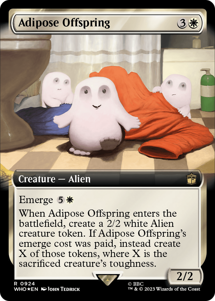 Adipose Offspring (Extended Art) (Surge Foil) [Doctor Who] | Gamer Loot
