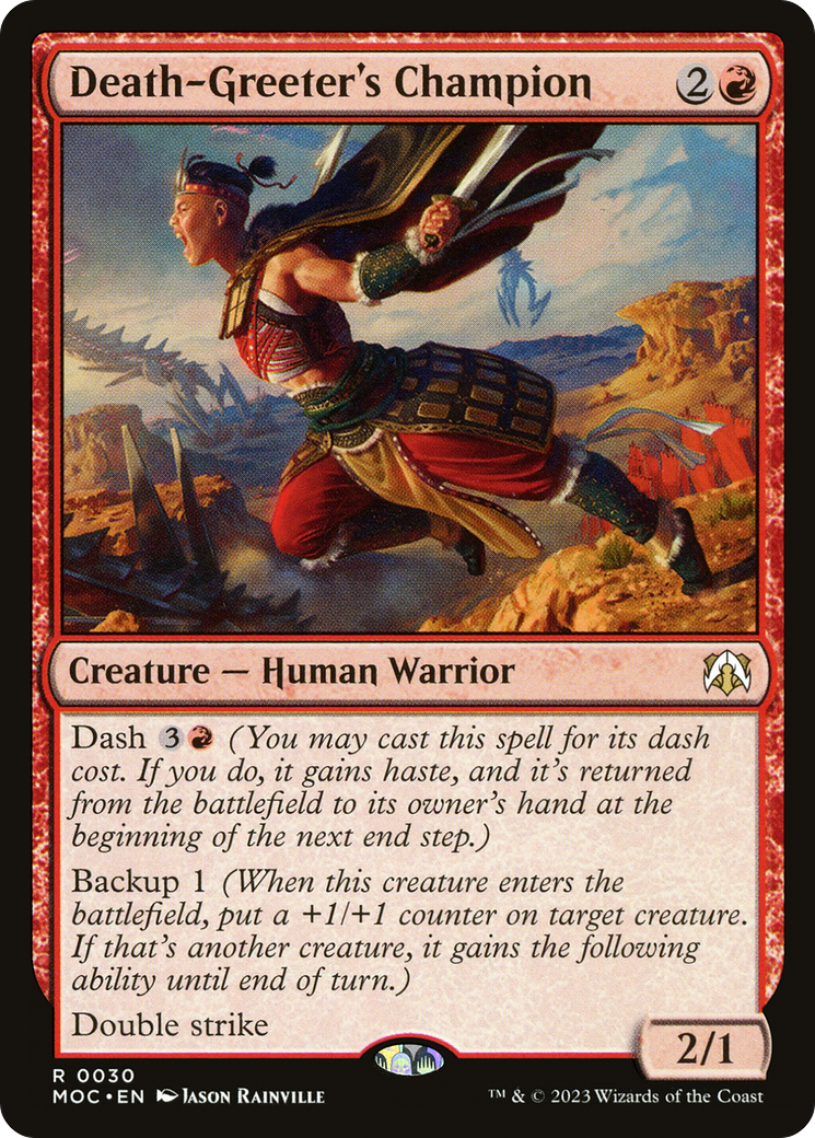 Death-Greeter's Champion [March of the Machine Commander] | Gamer Loot