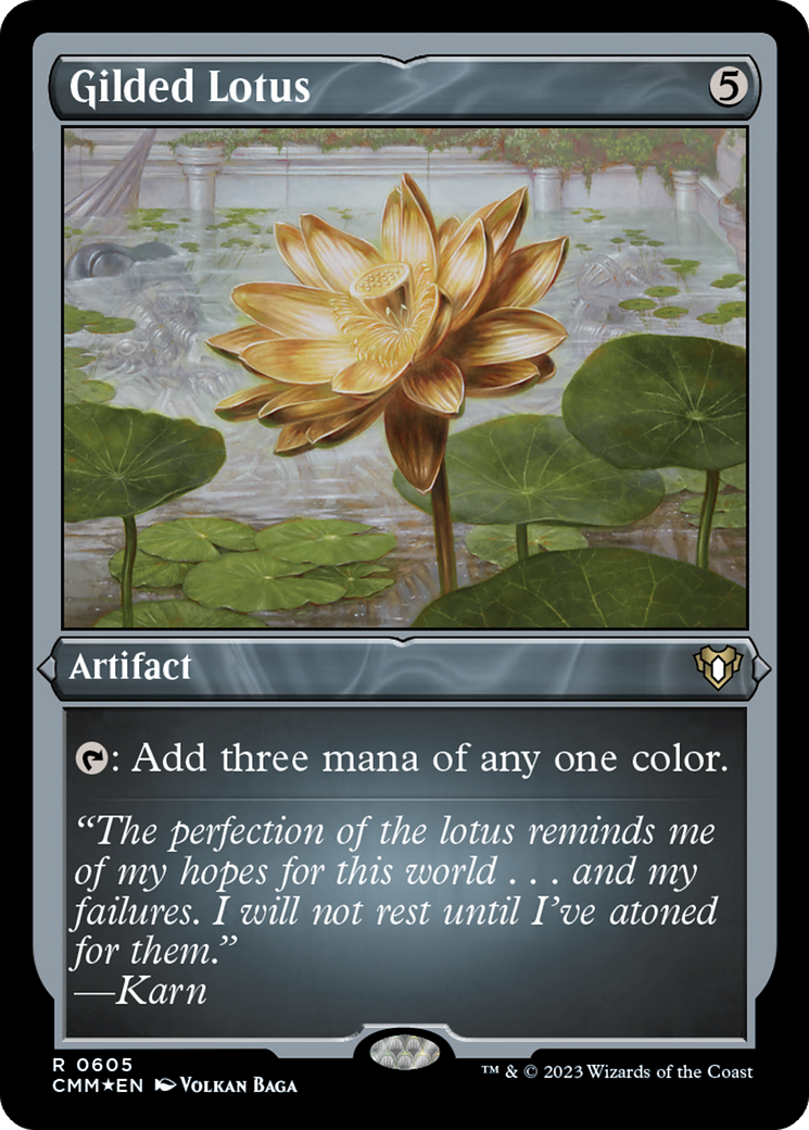 Gilded Lotus (Foil Etched) [Commander Masters] | Gamer Loot