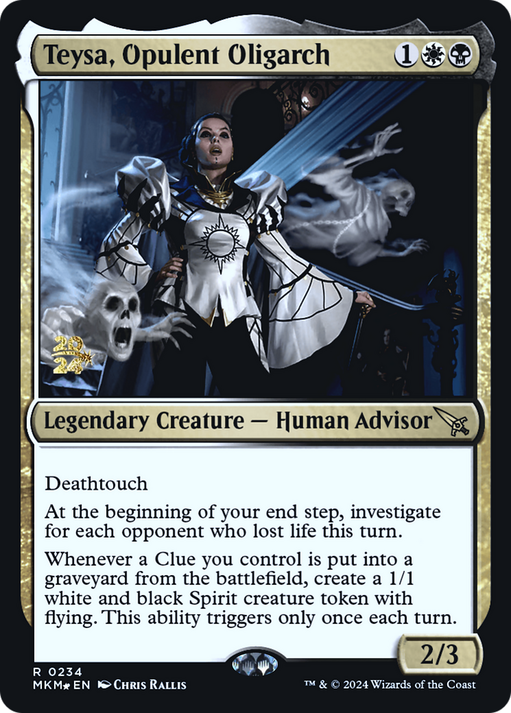 Teysa, Opulent Oligarch [Murders at Karlov Manor Prerelease Promos] | Gamer Loot