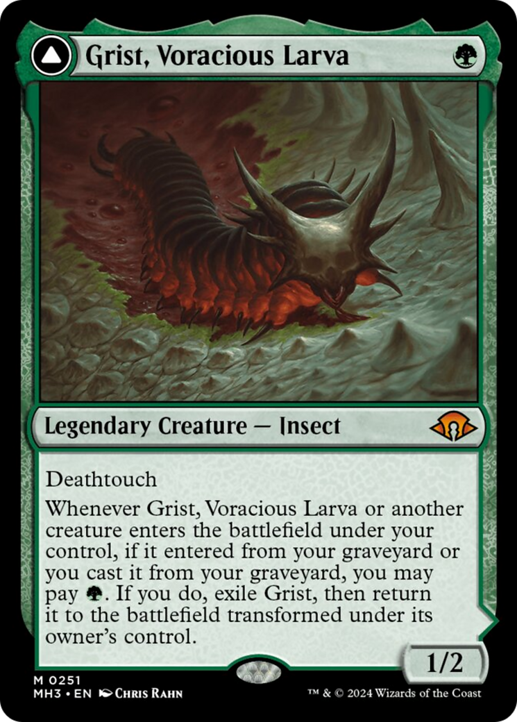 Grist, Voracious Larva // Grist, the Plague Swarm [Modern Horizons 3] | Gamer Loot