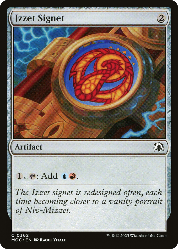 Izzet Signet [March of the Machine Commander] | Gamer Loot