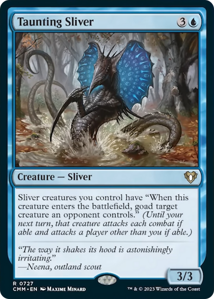 Taunting Sliver [Commander Masters] | Gamer Loot