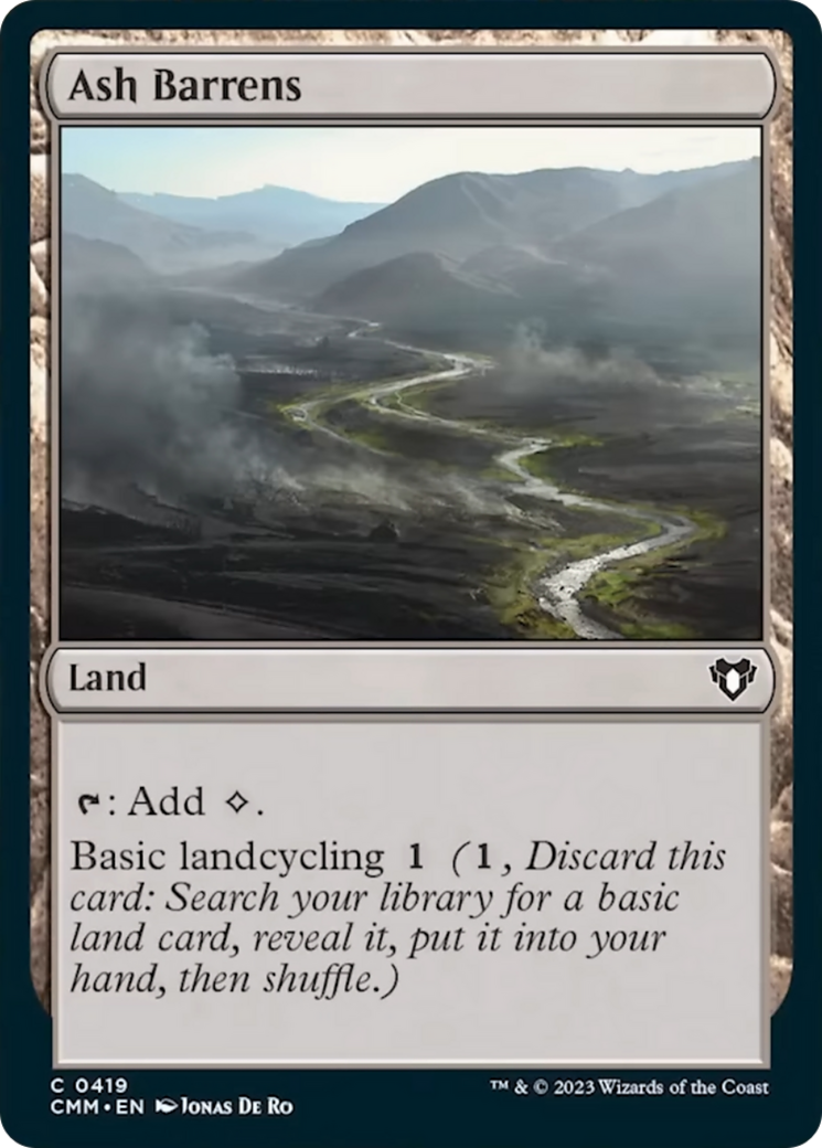 Ash Barrens [Commander Masters] | Gamer Loot